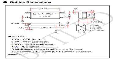 佰鴻代理商在BPC-1008手機(jī)快充上廣泛用的一款光耦 佰鴻代理商在BPC-1008手機(jī)快充上廣泛用的一款光耦